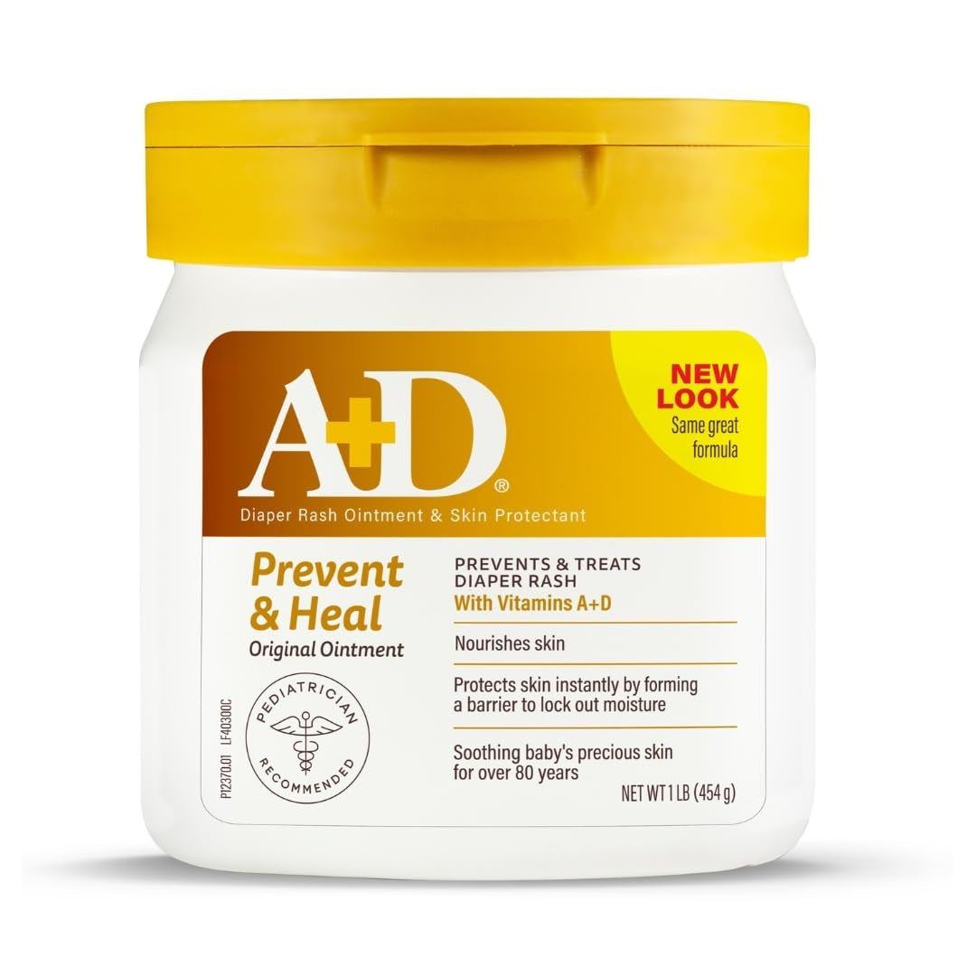 A+D Original Diaper Rash Ointment Skin Protectant 1Lb