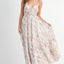 Vestido Maxi de Verano con Tirantes y Estampado Floral
