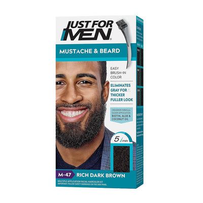 Just For Men Rich Dark Brown M-47 Mustache & Beard Color