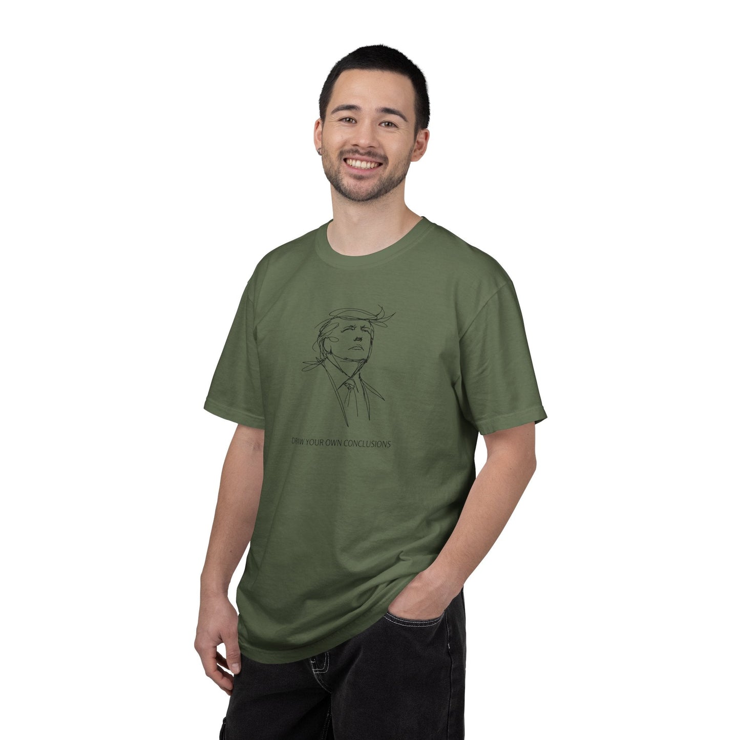 Saca tus propias conclusiones camiseta gráfica unisex