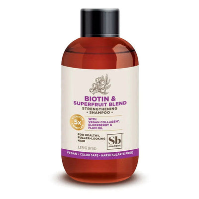SoapBox Biotin & Superfruit Blend Strengthening Shampoo - 3.3 Fl Oz