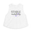 Stable Instability Epilepsy Awareness Crop Tank - Purple Ribbon