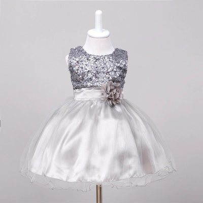 Robe à sequins élégante pour bébé pour les occasions spéciales