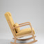 Rocking Chair Upholstered Fabric Rocking Armchair Indoor with High Backrest Glider Chairs and Lumbar Pillow for Living Room - Korvel