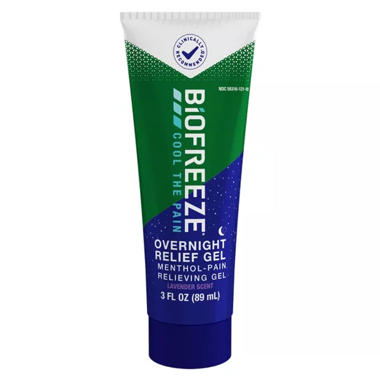 Gel de Alivio Nocturno Biofreeze - Tubo de 3 oz - Aroma a Lavanda