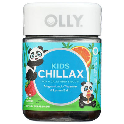 OLLY Kids Chillax Gummies – Saveur Sunny Sherbet (50 unités)