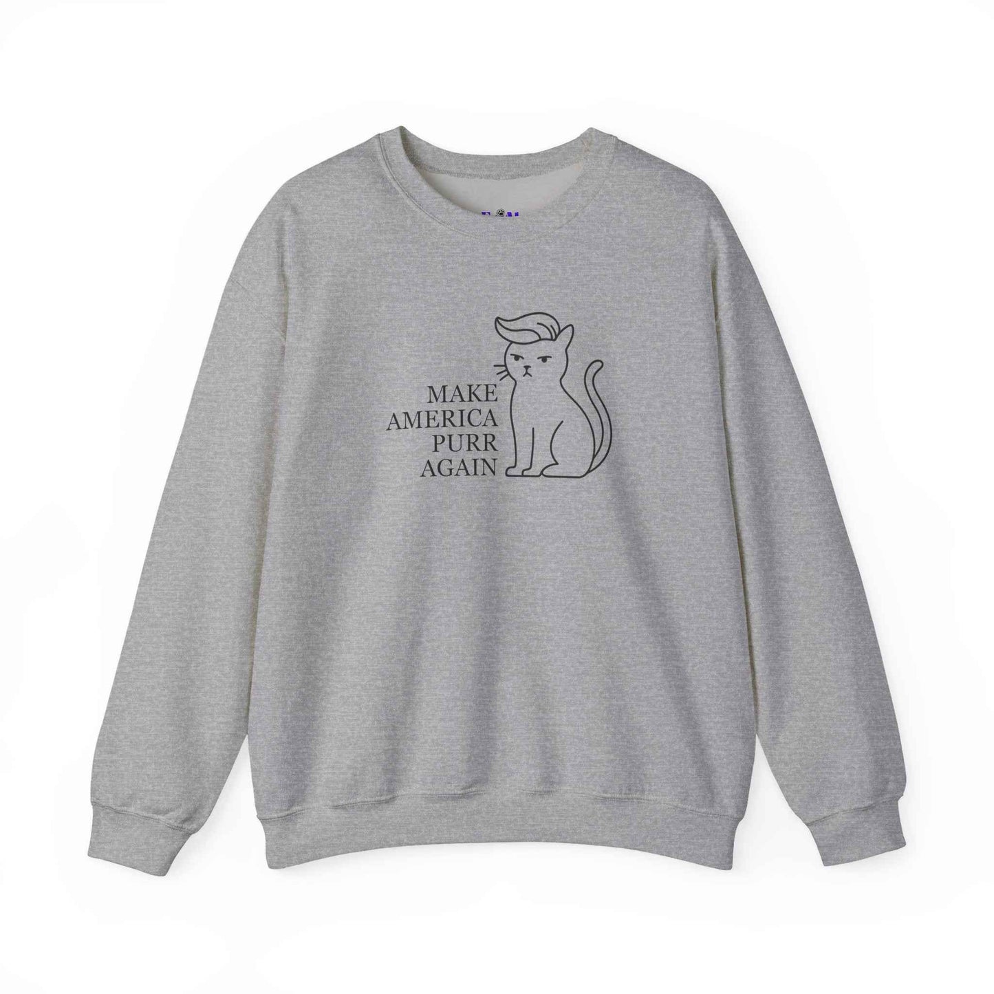 Rendre l'Amérique Purr à Nouveau Sweatshirt Parodique de Chat