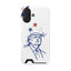 Minimal Line Portrait MagSafe iPhone Case — Say Less Edition