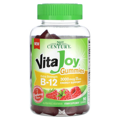 21st Century Vitajoy Extra Strength B-12 Gummies - Raspberry Flavor