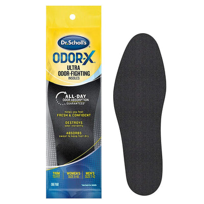 Dr. Scholl's Stay Odor-Free & Dry Insoles - Trim to Fit