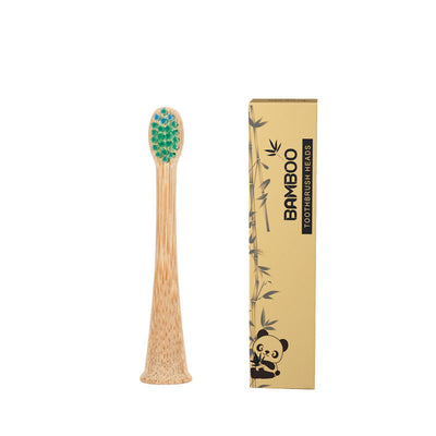 Children's bamboo toothbrush head compatible with Feili Neutral Pu 3/6/9 series toothbrush head - Korvel