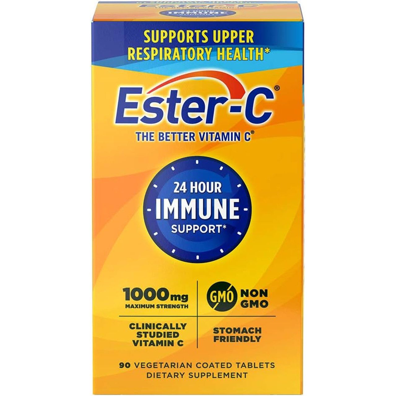 Ester C Vitamin 24 Hour Coated Tablets, 1,000 Mg - 90 Count