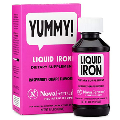 NovaFerrum Pediatric Drops - Liquid Iron Supplement for Kids