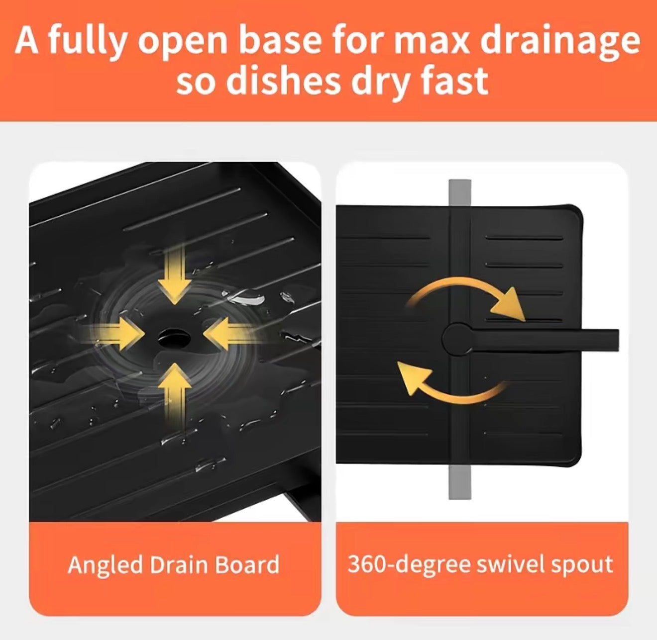 SpaceDry Foldable Dish Rack