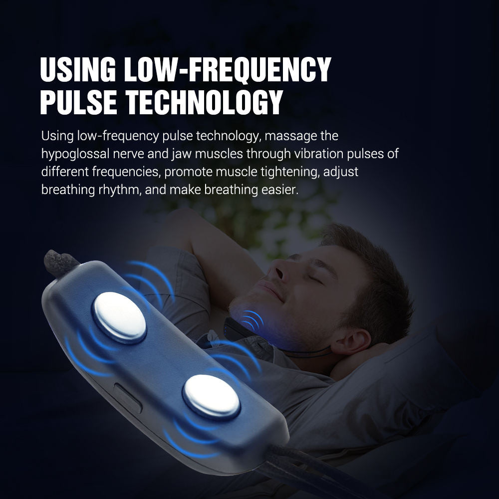 Intelligent Throat Pulse Stop Snoring Device Sleep Instrument Electric Stop Snoring Device Snoring Corrector - Korvel
