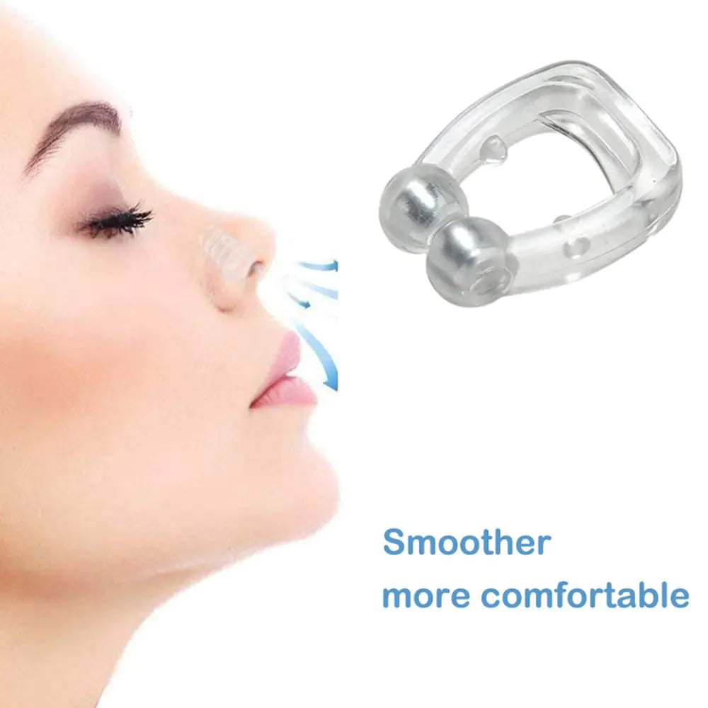 Silicone Magnetic Anti-Snoring Device
