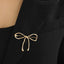 Broche Élégante en Forme de Nœud en Lave pour Femmes - Accessoire Polyvalent