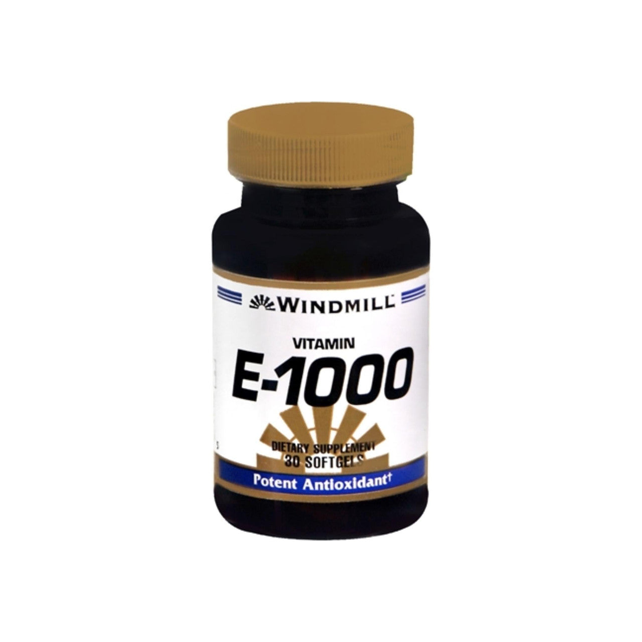 Gélules molles de vitamine E Windmill 1000 UI - 30 unités