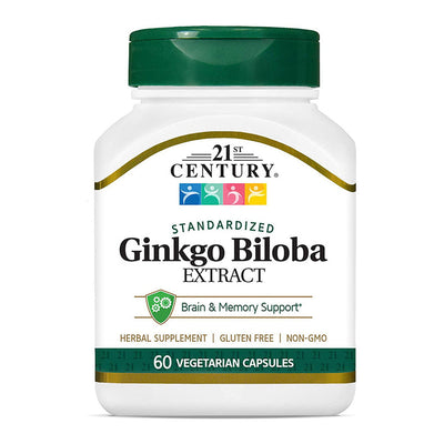 21st Century® Ginkgo Biloba Extract – Vegetarian Capsules