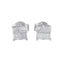Boucles d'oreilles en diamant en or blanc 10k - 0,60 cttw