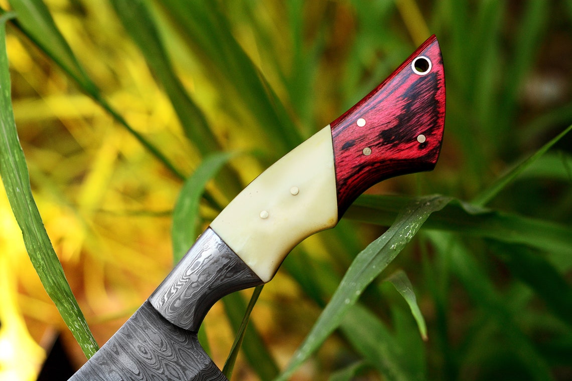 Premium Damascus Steel Cleaver Knife with Ergonomic Pakka Wood Handle - 10.5 Inches - Korvel