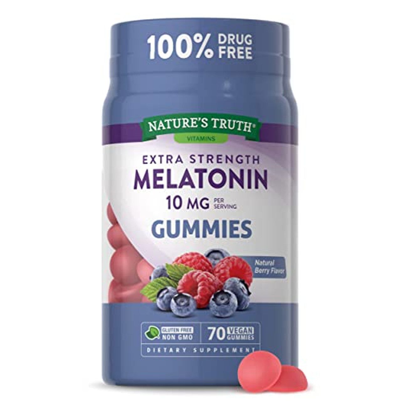 Gommes de mélatonine extra forte Nature's Truth - 10 mg