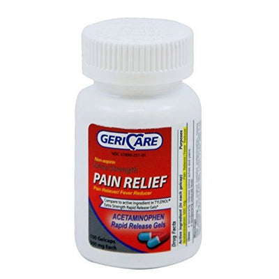 McKesson Brand Extra Strength Rapid Release Gelcaps - 100 Count