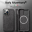 Italian Alcantara Case for iPhone 15 Pro Max Business Leather Phone Back Cover for iPhone 13 Pro Max Magnets - Korvel