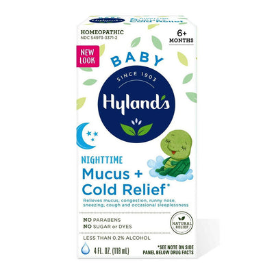 Hyland's Naturals Baby Nighttime Mucus Relief Syrup - 4 Fl Oz