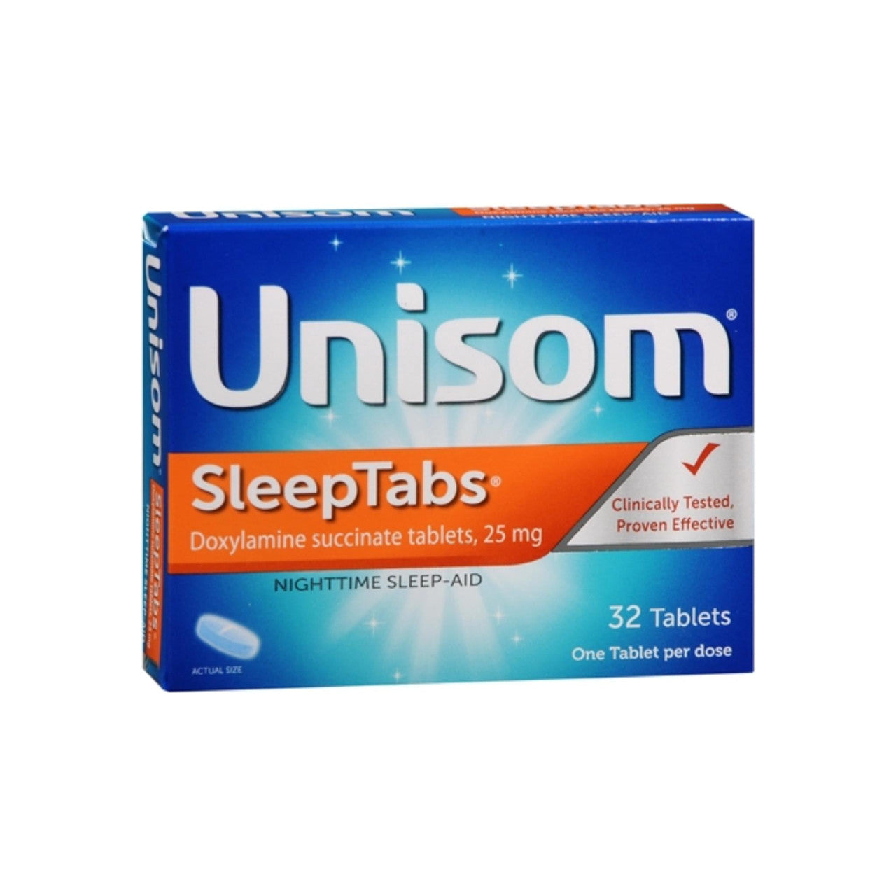 Unisom SleepTabs Nighttime Sleep Aid - 25mg Doxylamine Succinate, 16 Count