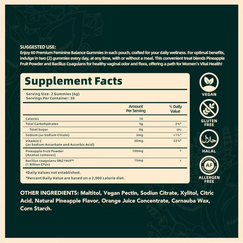 Bagged Women's Balance Soft Gummies Vital Source Nutrition - Korvel