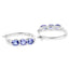 Boucles d'oreilles en tanzanite et diamants blancs de 1,99 carat