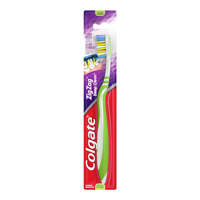 Cepillo de dientes Colgate Wave Zig Zag Deep Clean de dureza media