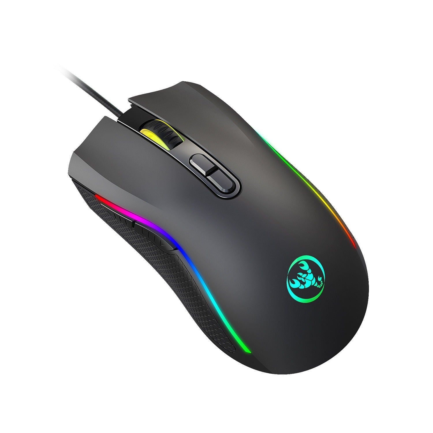 Computer gaming mouse e-sports internet cafe RGB luminous mouse MOUSE e-sports chicken eating wired mouse - Korvel