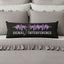 Signal Interference Body Pillow – Purple Waveform Design