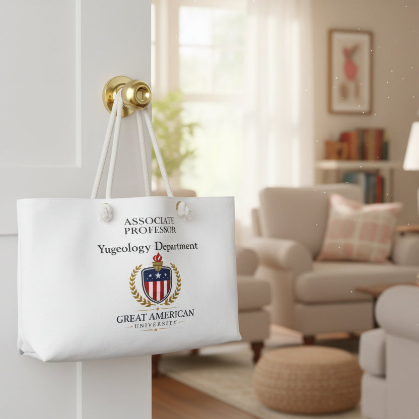 Yugeology Department Weekender Tote - Political Parody