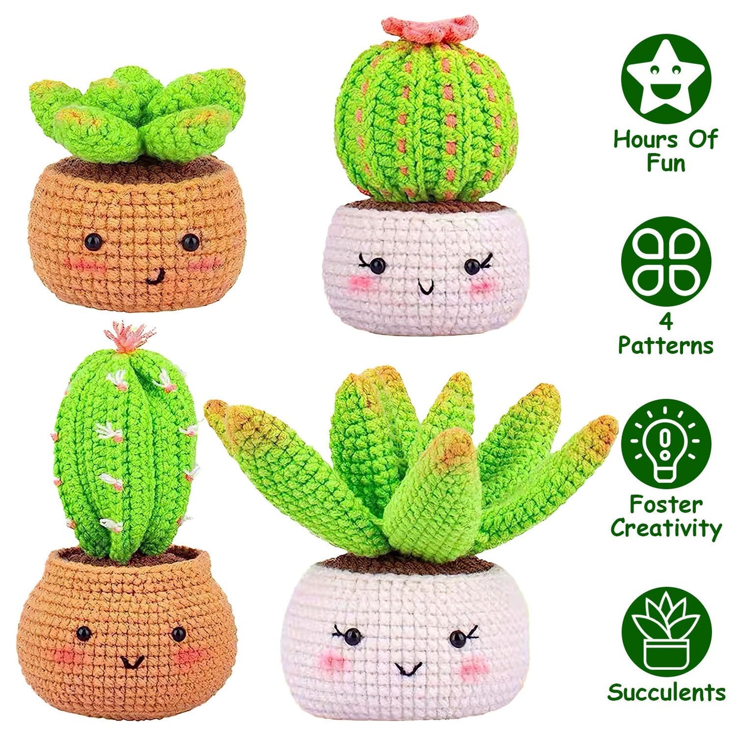 Kit de Crochet de Succulentes GBruno