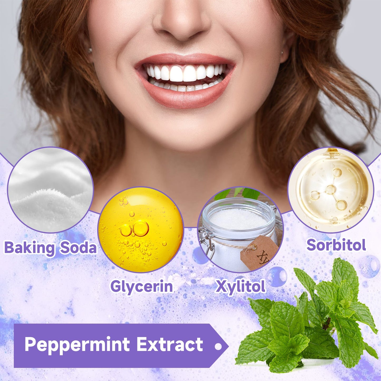 Premium Purple Tooth Whitening Toothpaste
