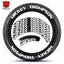 [One-piece set] Tire letter sticker one-piece set One-piece set Suitable for 4 tires No accessories included - Korvel