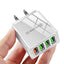 4USB mobile phone charger, multi port USB charging head charger - Korvel