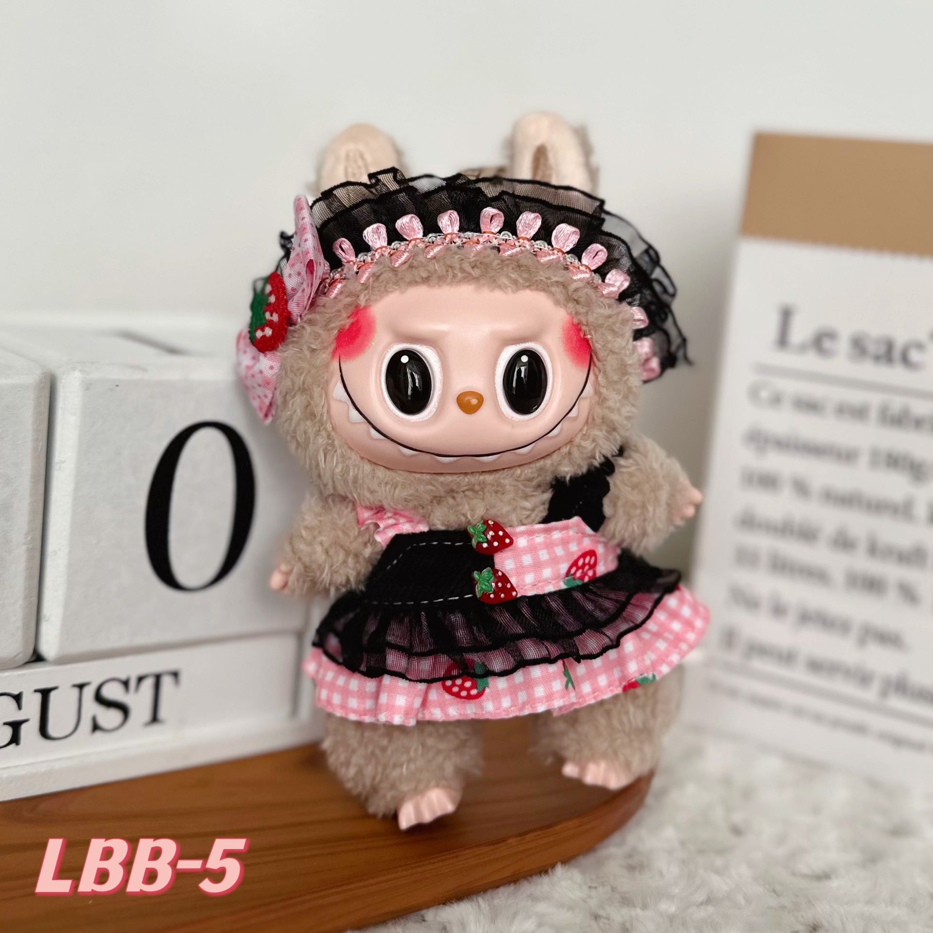 [Clothes Only]15-17 cm Labubu Sitting Party Doll Clothes Cute Set Clothes - Korvel