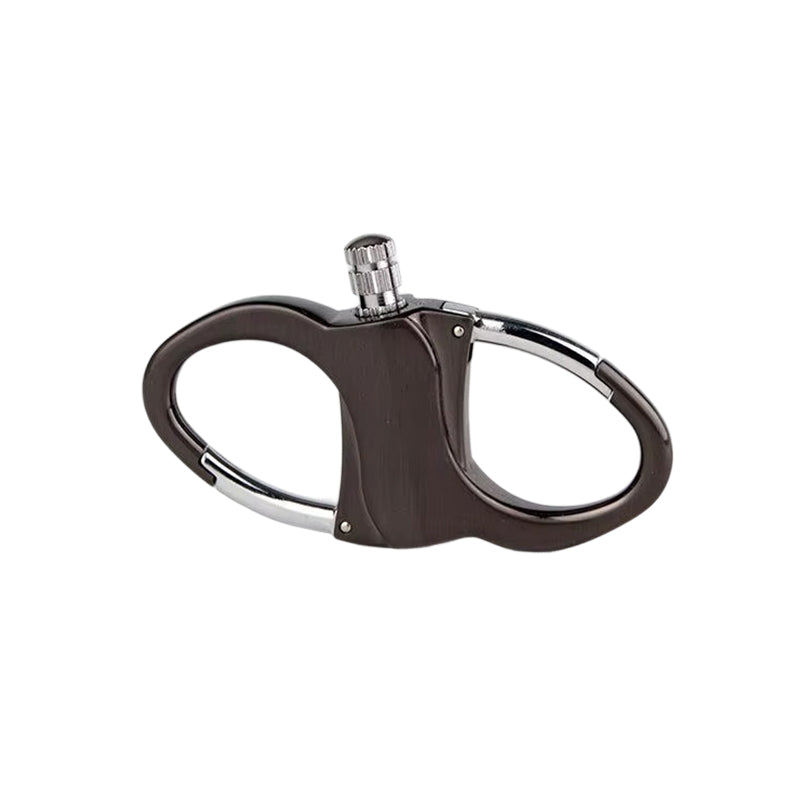 Briquet porte-clés en métal premium 2025 - Noir étanche