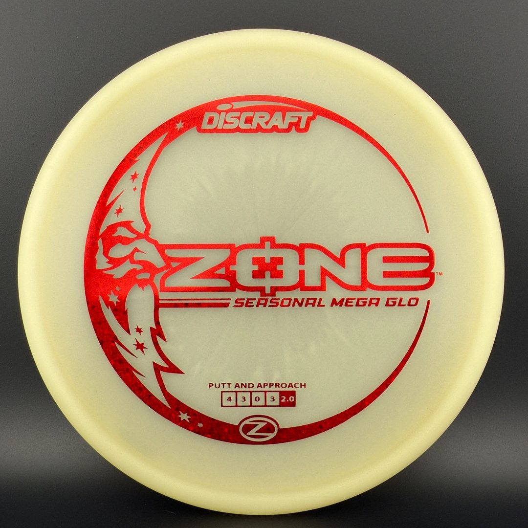 Discraft Mega Glo Zone - Premium Glow Disc Golf Putter