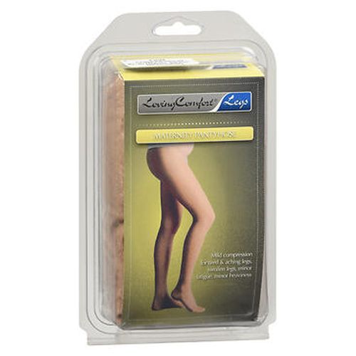 Medias de Maternidad Transparentes Loving Comfort - Beige Mediano