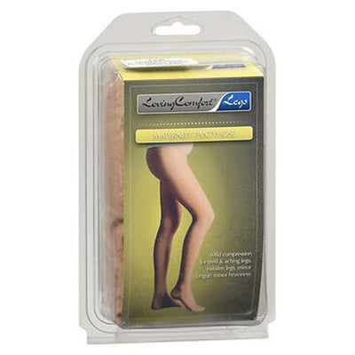 Loving Comfort Sheer Maternity Pantyhose - Beige Medium