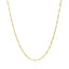 Cadena Figaro Sólida de Oro Amarillo de 14k - 1.3mm