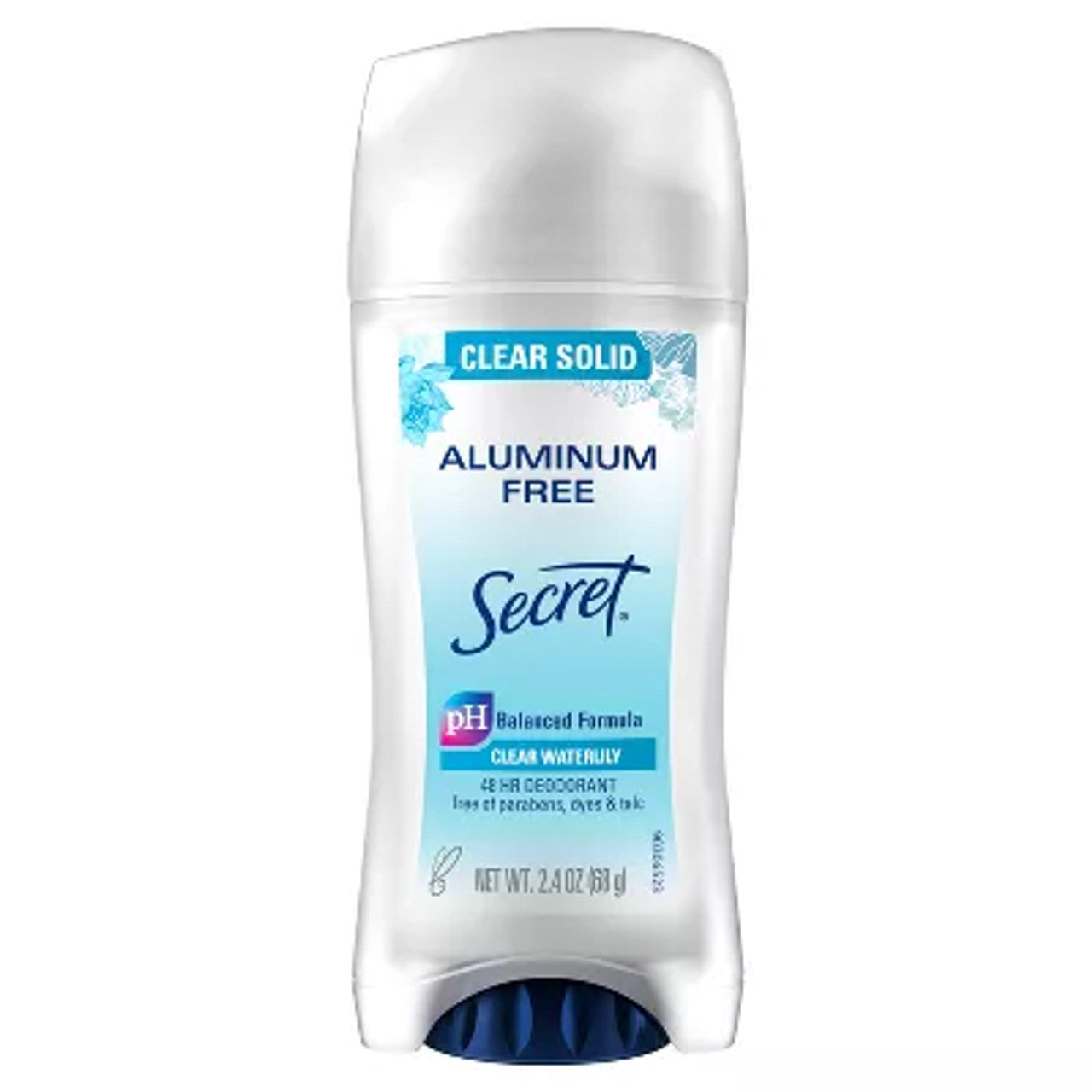 Secret Women's Aluminum-Free Clear Solid Deodorant, 2.4 Oz