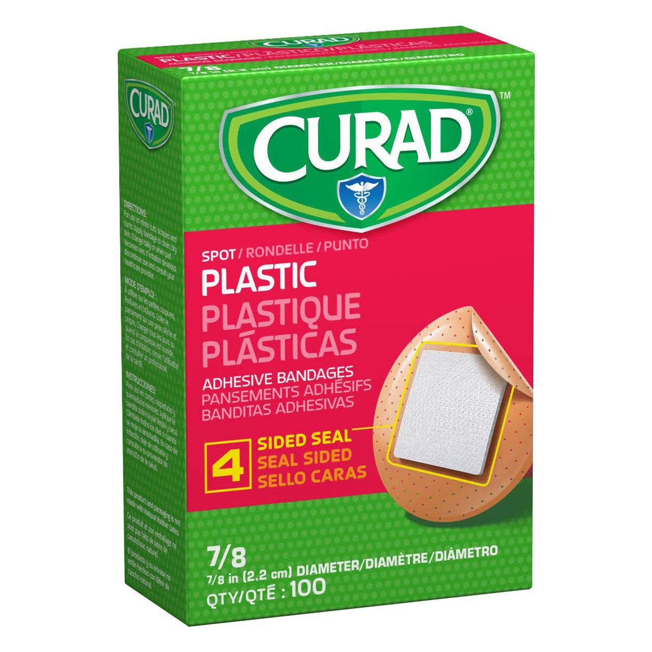 Curad Curitas Adhesivas Plásticas – 100 Unidades