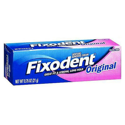 Fixodent Complete Original Crème Adhésive pour Prothèses Dentaires, 0,75 Oz