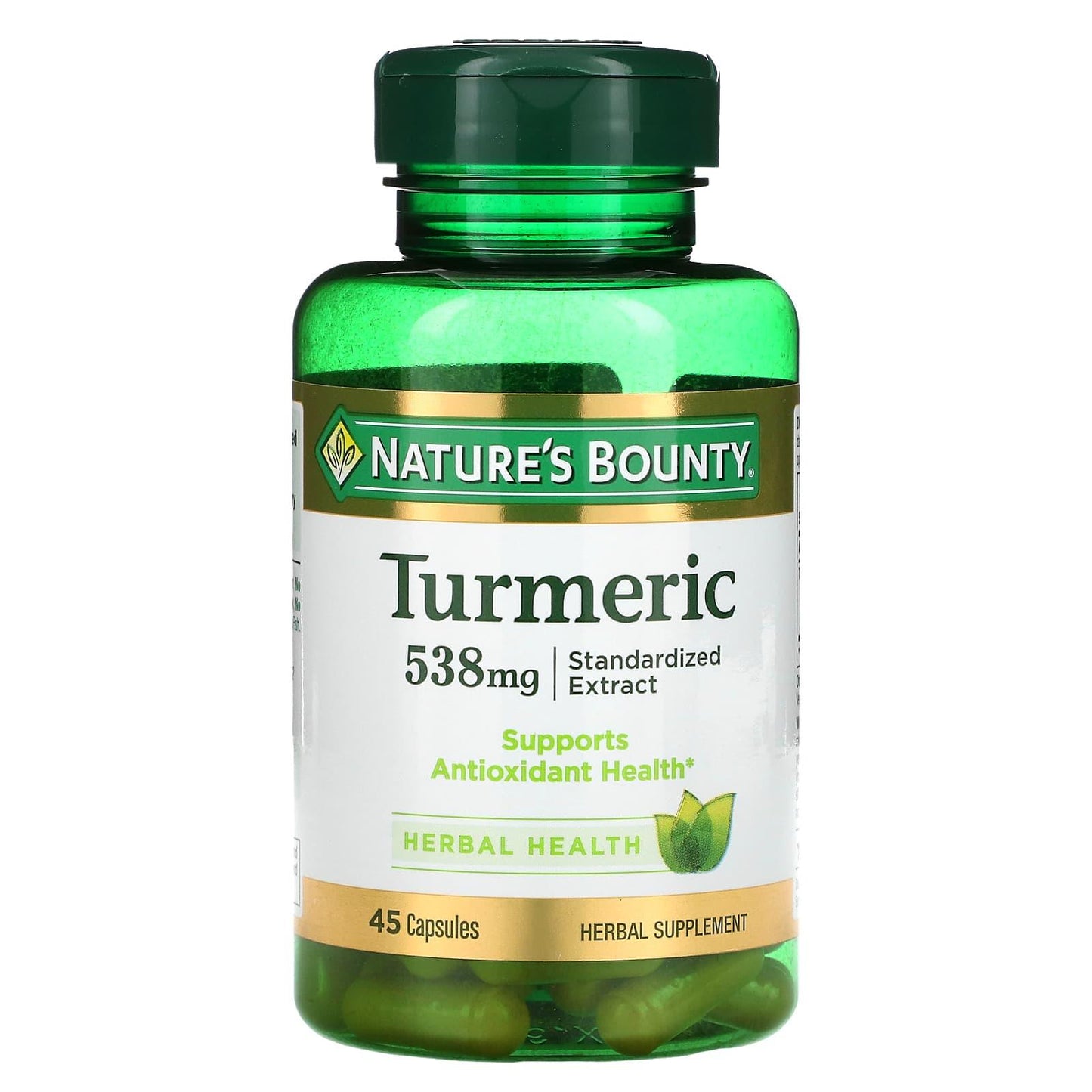 Capsules de Curcuma de Nature's Bounty, 538 Mg